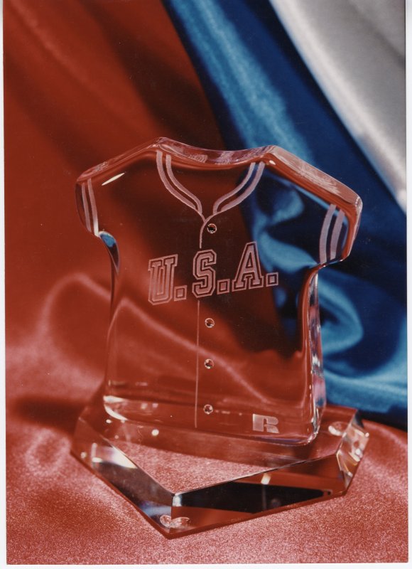 USA Baseball Crystal Jersey