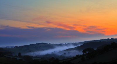 Looking west towards Barnstaple, North Devon