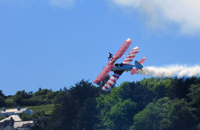 Guinot Wing Walkers over Laxey Bay