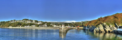 Laxey harbour and beach, Isle of Man
