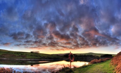 Sunset, Sulby Reservoir, Isle of Man