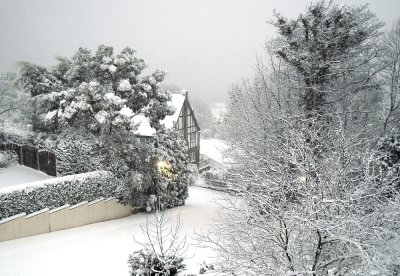 Laxey in the snow