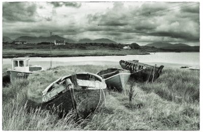 Fishing Boats, Inishnee, Connemara