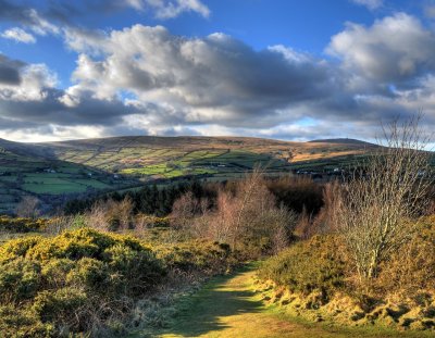 Towards Glen Roy