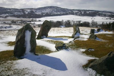 Tomnaverie  stone circle near Tarland
