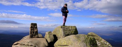 Lochnagar - Tim at the Summit