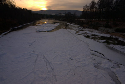 The Icy Dee  - Looking downstream