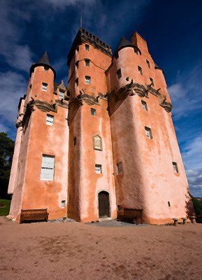 Craigievar Castle  - 'Photoshopped'