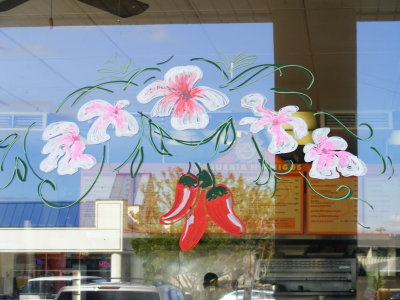 Window Designs and Graphics - Marina Plaza Shopping Center, San Mateo CA, spring 09