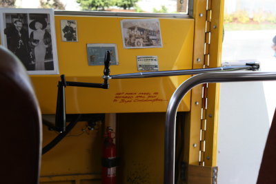 history of the bus and picture of the owner.JPG