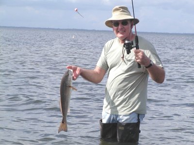 Dennis Wood , w/ Red Fish