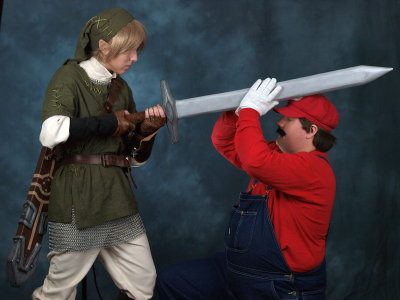 Link and Mario