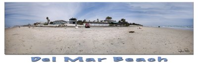 Del Mar Beach Panorama