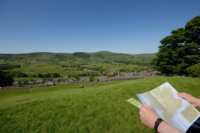 View from Peveril Castle, Castleton