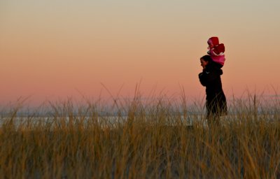 Anja & Amy sunset