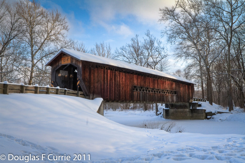 Benetka Road Covered Bridge 005