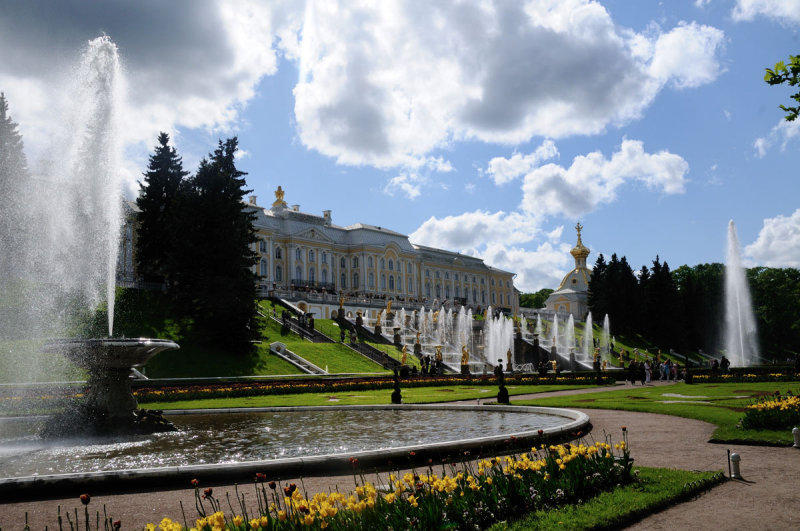 les jardins de Peterhof