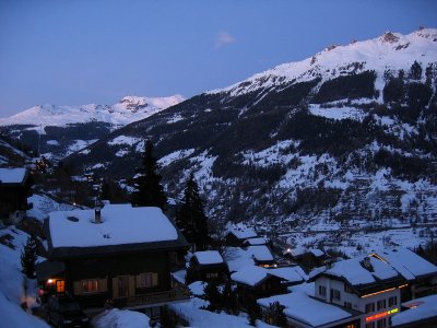 Dusk in Grimentz