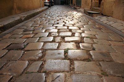 Avignon cobblestones