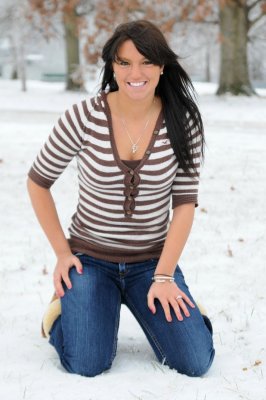 Shauna after the ice storm