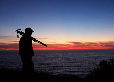 Admiring the sunset
