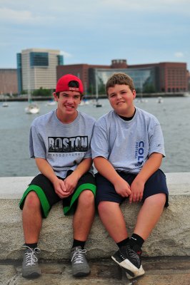 At the Boston Harbor