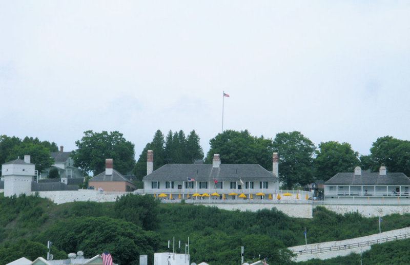 Fort Mackinac from Ferry Dock