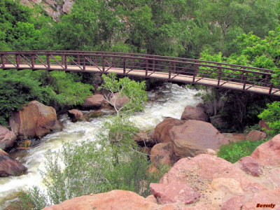 bridge across stream