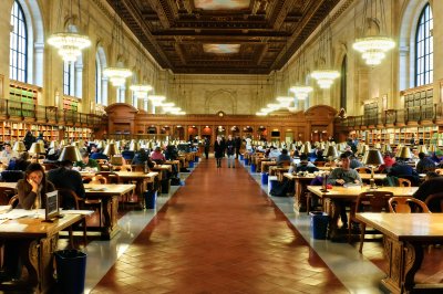 NYC Central Library Main Reading Room