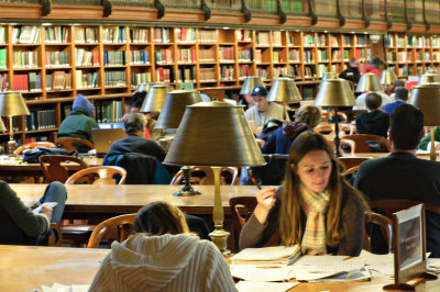 NYC Central Library Main Reading Room