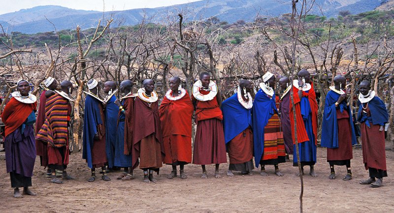 Maasai Women in the Boma 2