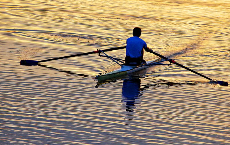 Sunset Rowing
