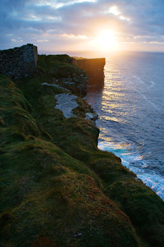 Cliff-top Sunset
