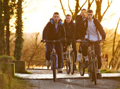 Sunset Cyclists