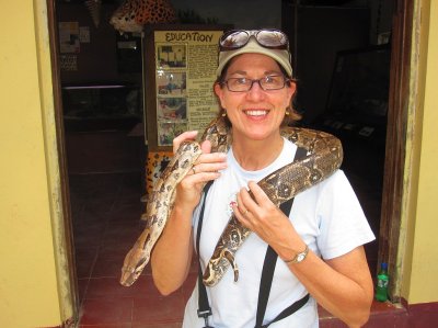 Patti with Boa