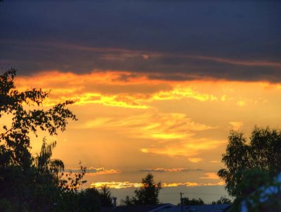 Sunset from Rob's deck