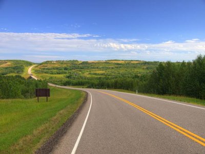 North Saskatchewan River valley