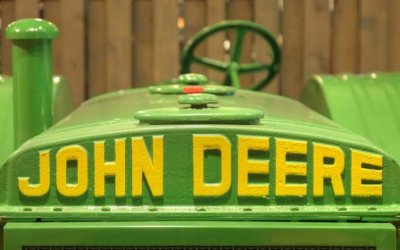 Old John Deere tractor