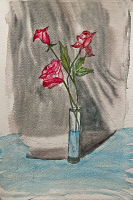 watercolours