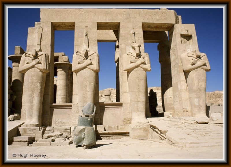 EGYPT - LUXOR WEST BANK - THE RAMESSEUM