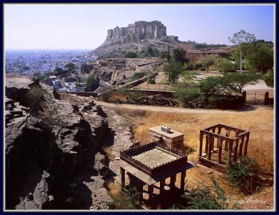  INDIA - RAJASTHAN - JODHPUR - MEHERANGARH FORT 