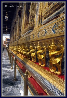 THAILAND - BANGKOK - GRAND PALACE - TEMPLE OF THE EMERALD BUDDHA OR WAT PHRA KAEW