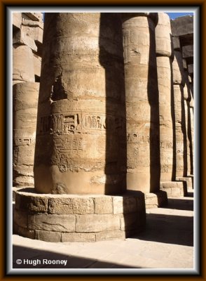 EGYPT - LUXOR  - LUXOR TEMPLE  - THE GREAT COURT