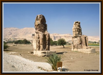  EGYPT - LUXOR - WEST BANK - COLOSSI OF MEMNON