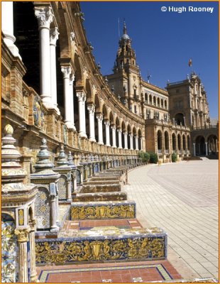 SPAIN - SEVILLE -  PLAZA DE ESPANA