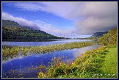  Ireland - Co Leitrim - Glencar Lake and Sligo's Kings Mountain in the distance