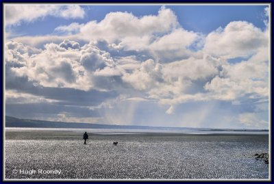 Ireland - Co.Sligo - Strolling on Lissadell Beach 