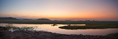 East Alligator River at Dawn Panorama