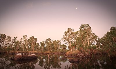 Manning Gorge in Moonlight