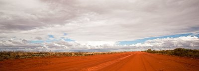 Outback Western Australia Dirt Road Traveling